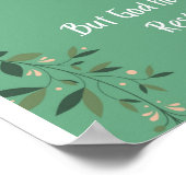 Was Gott versprochen hat (Light Green) Poster (Ecke)