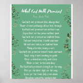 Was Gott versprochen hat (Light Green) Poster (Vorne)