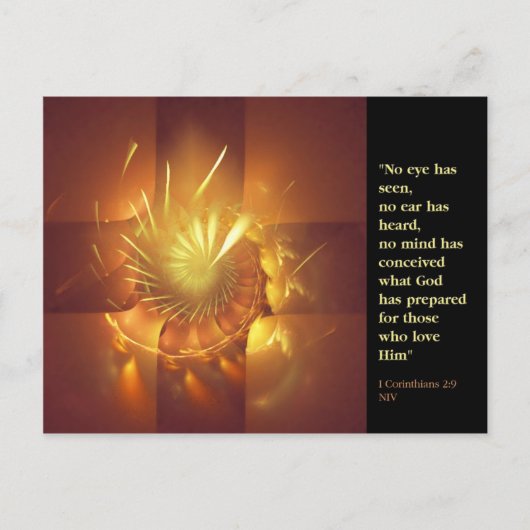 Was Gott vorbereitet hat Postkarte (Vorderseite)