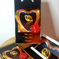 Was Gott zusammen gestellt Einladung (Gold & Schwa