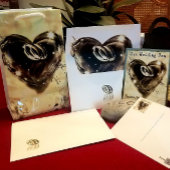 Was Gott zusammen Hochzeit (Silber) zusammengesetz Folie Einladungspostkarte