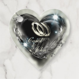 Was Gott zusammengelegt hat Hochzeit (Silber) Geschenkanhänger