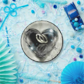 Was Gott zusammengelegt hat Hochzeit (Silber) Pappteller (Party)