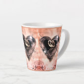 Was Gott zusammengesetzt hat (rosa Rose) Milchtasse (Rechte Ecke)