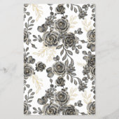 Was Groove sagt Black Rose Brautparty Game Card Flyer (Hinten)