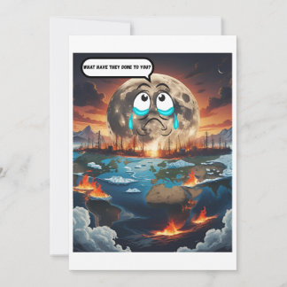 Was haben sie dir getan? - wenn der Mond Feiertagskarte