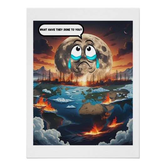 Was haben sie dir getan? - wenn der Mond Poster (Vorderseite)