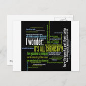 Was hat Chemie damit got? Postkarte (Vorne/Hinten)