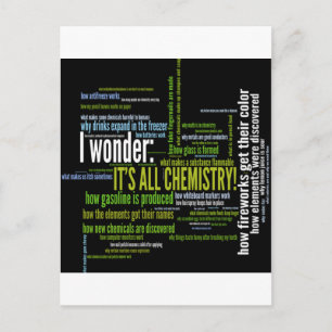 Was hat Chemie damit got? Postkarte