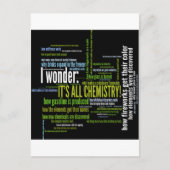 Was hat Chemie damit got? Postkarte (Vorderseite)