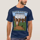 Was hat das Pferd gesagt? Vater Jokes Funny Horse T-Shirt (Vorderseite)