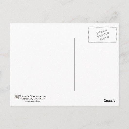 Was hat deine Mutter gesagt? Postkarte (Rückseite)