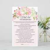 Was hat der Bräutigam zum Brautparty gesagt? (Stehend Vorderseite)