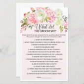 Was hat der Bräutigam zum Brautparty gesagt? (Vorne/Hinten)