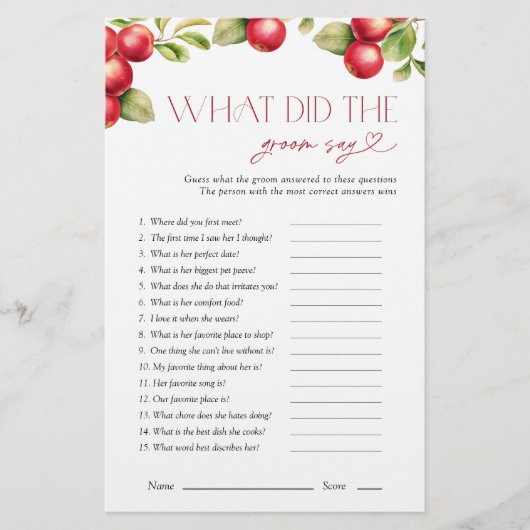 Was hat der Groom über das moderne Apple-Brautpart (Vorderseite)