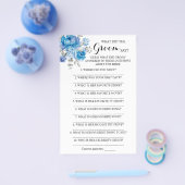 Was hat die Groom Say Brautparty Game Card gemacht Flyer (Einzeln)