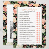 Was hat er gesagt, dass er ein Brautparty-Spiel ge Einladung (Vorne/Hinten)