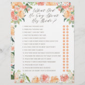 Was hat er über sein Brautparty-Spiel gesagt? (Vorne/Hinten)