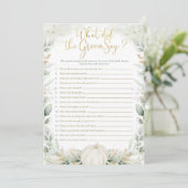 Was hat Groom Say Fall Pumpkin Brautparty Game gem (Stehend Vorderseite)