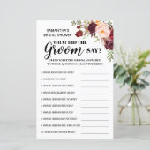 Was hat Groom zweisprachig zu Brautparty gesagt? (Stehend Vorderseite)