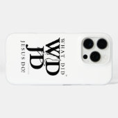 Was hat Jesus getan? Case-Mate iPhone Hülle (Rückseite (Horizontal))