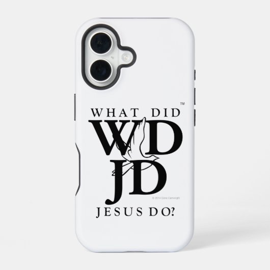 Was hat Jesus getan? iPhone 16 Hülle (Rückseite)