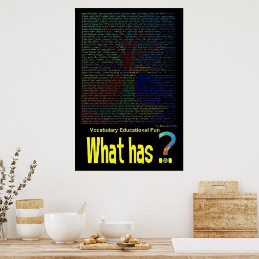 Was hat... Tree Poster Book Non-Rhyming (Küche)