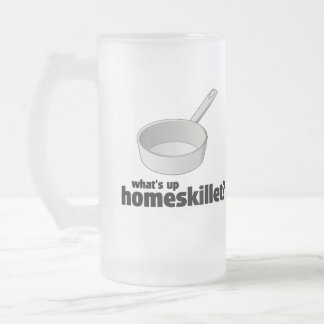 WAS HERAUF HOMESKILLET??! IST! MATTGLAS BIERGLAS