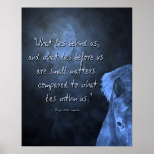 Was hinter uns liegt... Poster. Poster