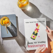 Was Holz, das ich ohne Sie glücklich 5. Hochzeit t Einladung