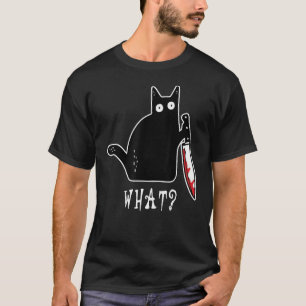 Was Horror Beängstigend Black Pumpkin Spooky Cat M T-Shirt