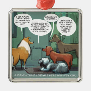 Was Hunde Angst Rick London Funny Ornament Aus Metall