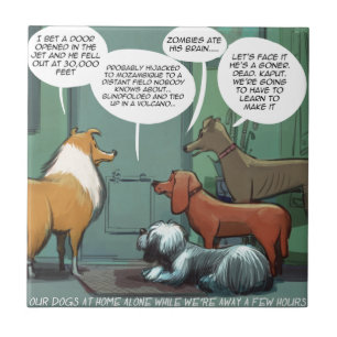 Was Hunde fürchten Rick London Lustig Fliese