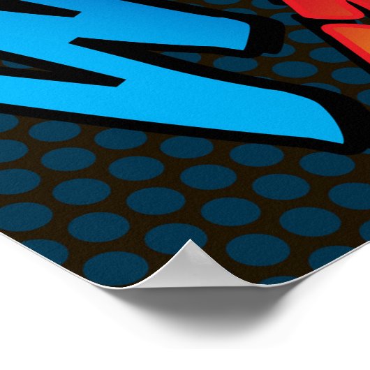 Was ich denke Comic Buch Pop Kunst Poster (Ecke)