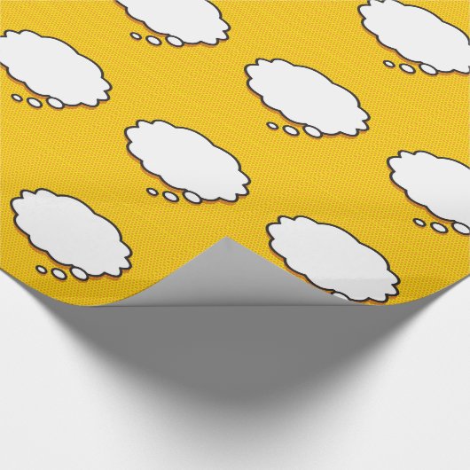 Was ich denke geschenkpapier (Ecke)