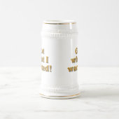 Was ich Gewollt habe got Bierglas (Mittel)