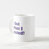 Was ich Gewollt habe got Kaffeetasse (Vorderseite Links)