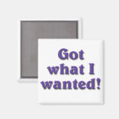 Was ich Gewollt habe got Magnet (Vorderseite/Rückseite)
