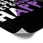 Was ich meinen Kindern Wollte, wuchs mit glücklich Poster (Ecke)