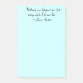 Was ich nicht mag, Jane Austen Zitat Post-it Klebezettel (Vorderseite)