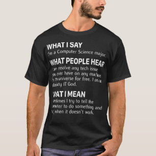 Was ich saß, war ein führender Tank-Top der Inform T-Shirt