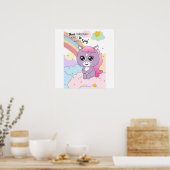 was ich tue Was ich sage Wandkunst Poster (Küche)