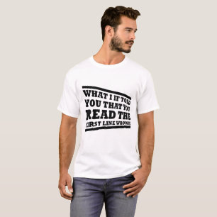 Was ich wenn ich dir lustiges T-Shirt sage
