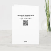 Was ich werde zu humorvoller Begrüßung Karte (Rückseite)