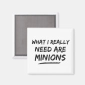 Was ich wirklich brauche, sind Miniaturen Magnet (Vorderseite/Rückseite)