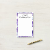 Was ich wohl vergessen werde zu tun post-it klebezettel (Auf Schreibtisch)