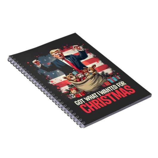 Was ich zu Weihnachten gewollt habe, got Trump San Notizblock (Rechte Seite)