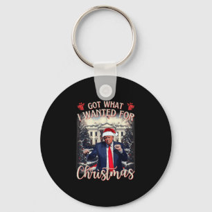 Was ich zu Weihnachten Gewollt habe, Trump 2025 Schlüsselanhänger