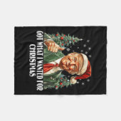 Was ich zu Weihnachten Gewollt habe - Trump-Weihna Fleecedecke (Vorderseite (Horizontal))