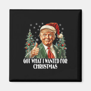 Was ich zu Weihnachten Gewollt habe - Trump-Weihna Magnet